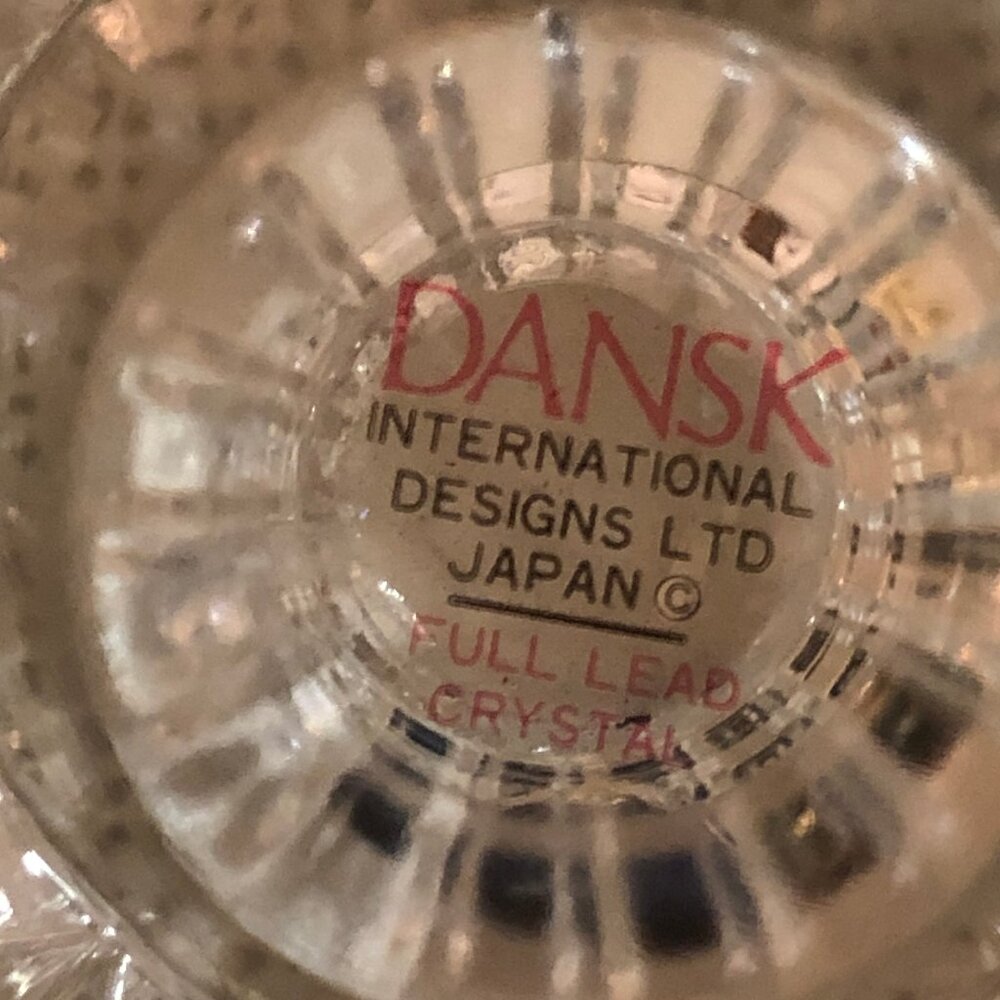 5 Dansk Full Lead Crystal votive/candle holders - Picture 7 of 7